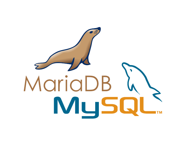 Logos de MariaDB et MySQL